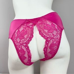 NWT Small Victoria’s Secret Crotchless Panty Panties Vs Lingerie Pink Fairy Sexy